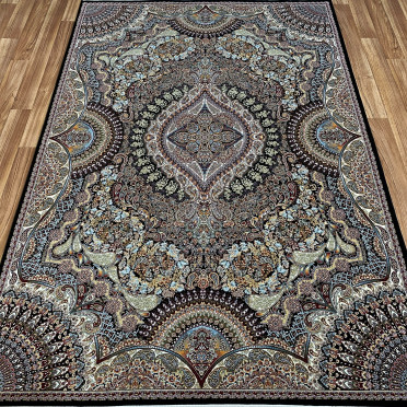 Ковер турецкий Абришим 3843 lasirvert прямоугольный