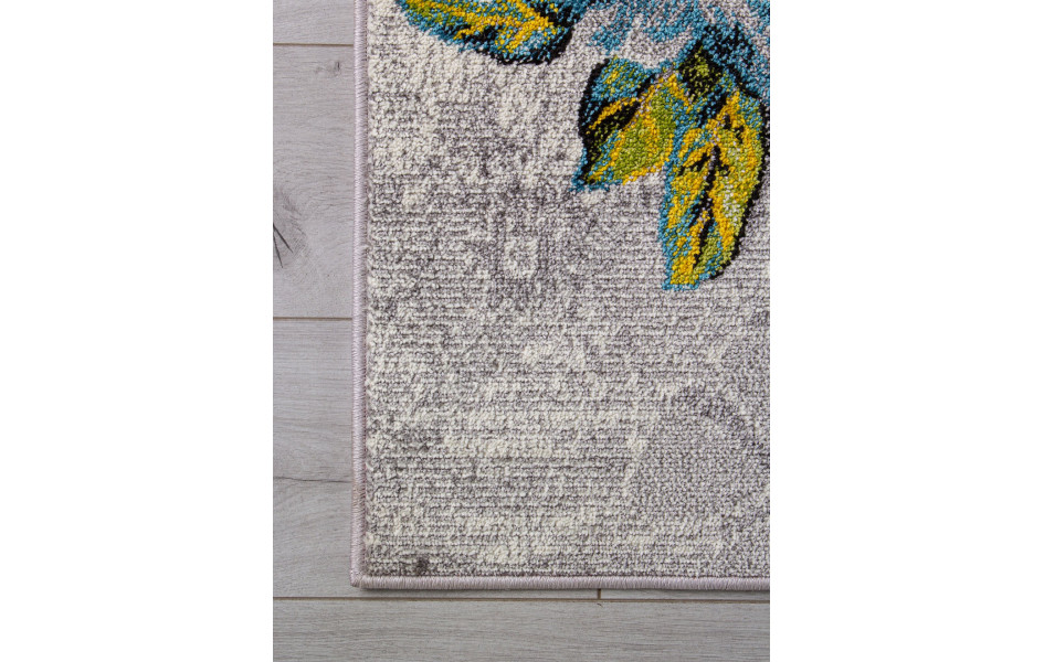 Ковер комнатный на пол AC44 GRAY